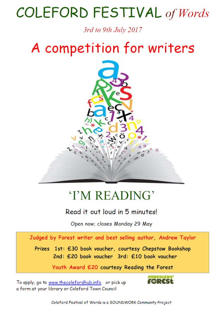 Writing competition poster